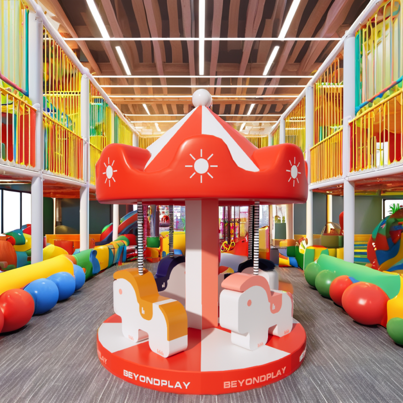Indoor Playground Factory - Custom Size Carousel Maze Commercial