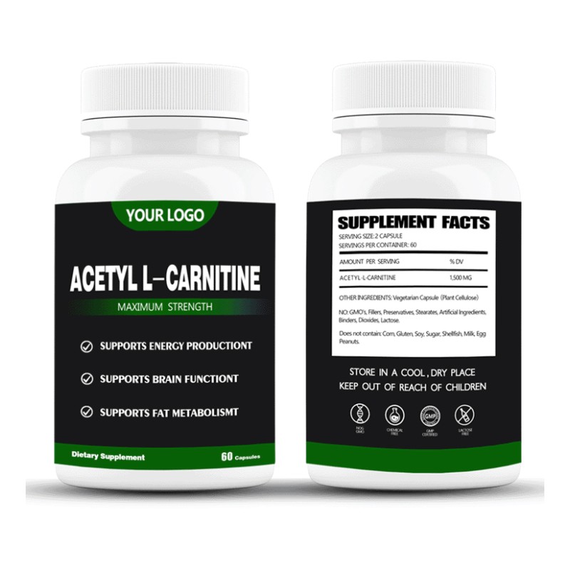 Ausreson Private Label Acetyl L-Carnitine Capsules OEM Private Label for Brain Function Support Memory Attention