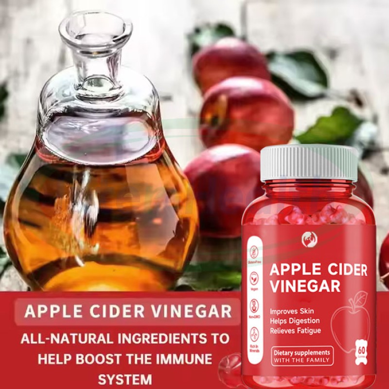 Ausreson OEM Private Label Organic Keto Acv Vitamins Gummy Halal Flat Tummy Slimming Products apple Cider Vinegar Gummies