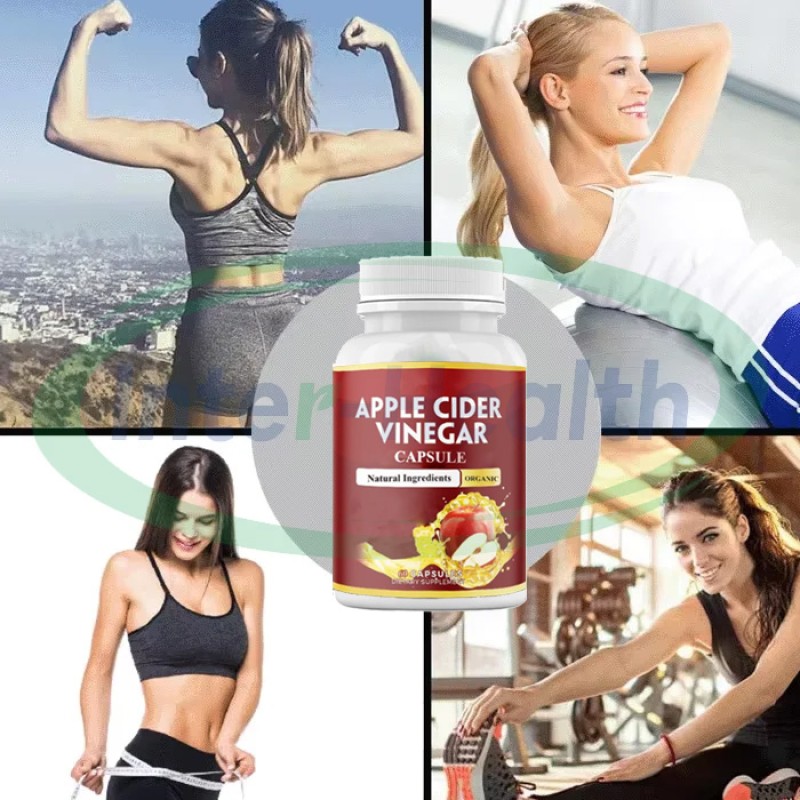 Ausreson Organic Halal Keto Bhb apple Cider Vinegar Slimming Capsules Burn Fat Products Flat Tummy apple Cider Vinegar Capsules