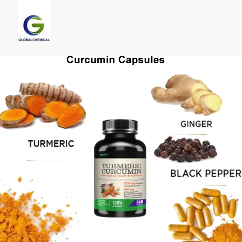 OEM Curcumin Turmeric Root Extract 95% Supplement Naturewise 95% Organic Curcumin Capsules