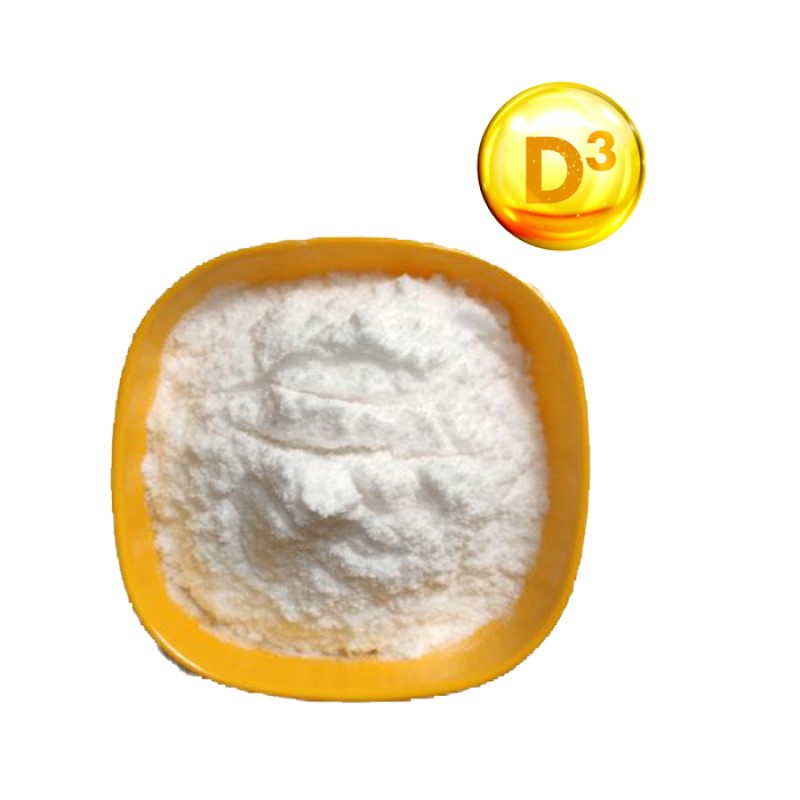 Food Grade Pure Vegan Vitamin D3 K2 Supplements Raw Materials Bulk Cholecalciferol 10000 Iu 50000iu Vitamin D3 Powder
