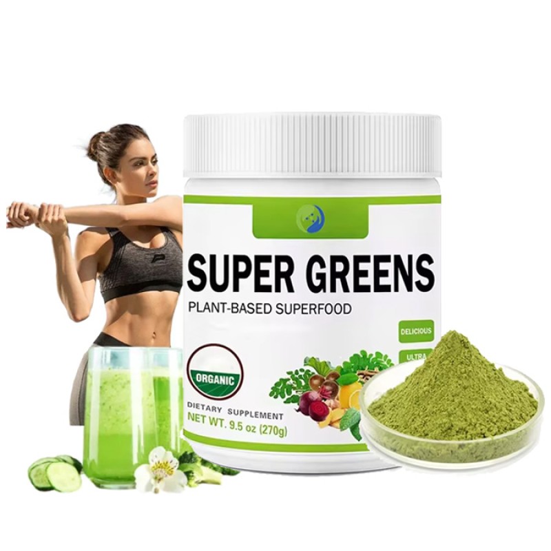 Private Label Fruits and Veggies Greens & Superfoods Powder Organic Superfood Powder