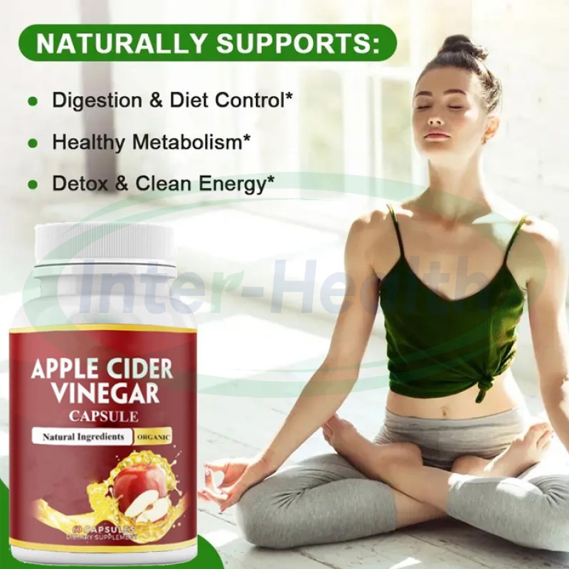 Ausreson Organic Halal Keto Bhb apple Cider Vinegar Slimming Capsules Burn Fat Products Flat Tummy apple Cider Vinegar Capsules