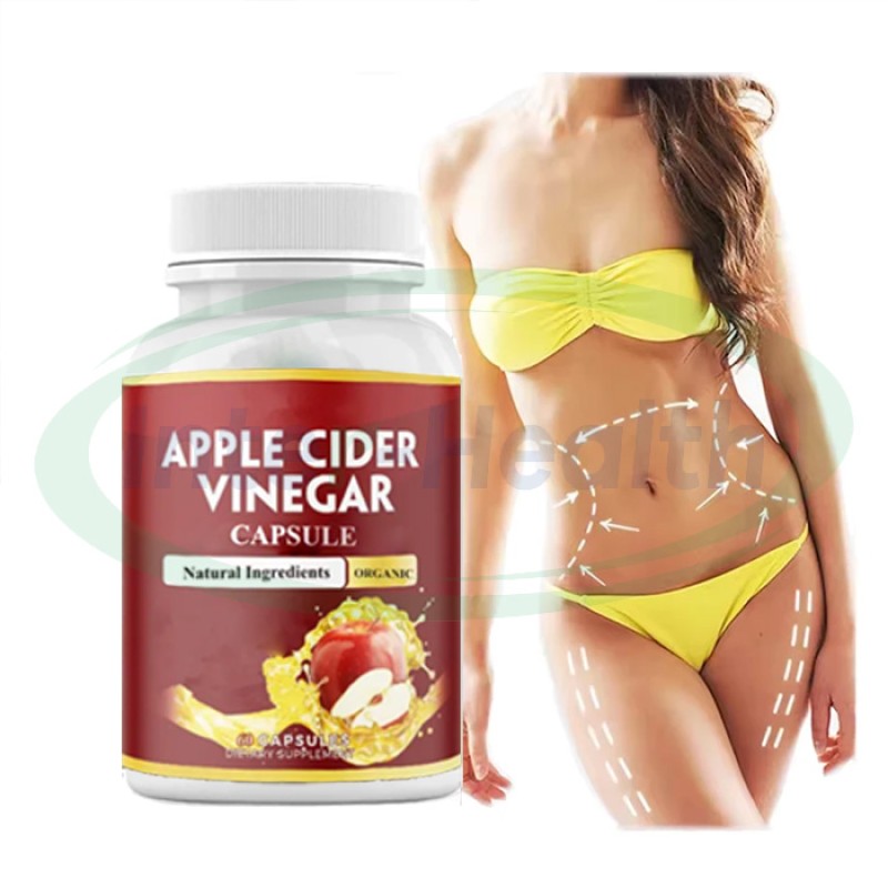 Ausreson Organic Halal Keto Bhb apple Cider Vinegar Slimming Capsules Burn Fat Products Flat Tummy apple Cider Vinegar Capsules