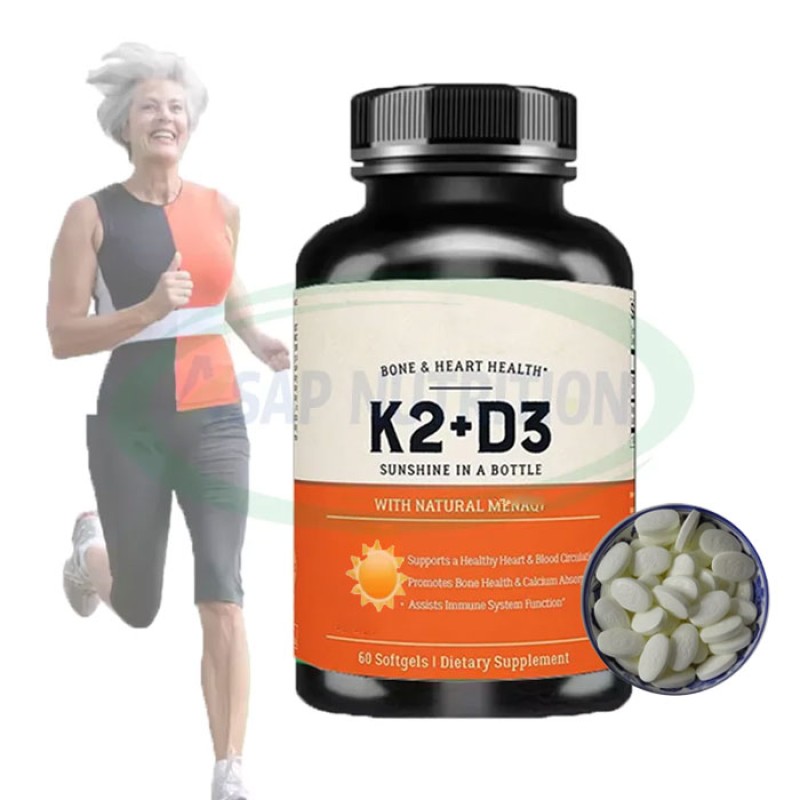 Ausreson Calcium Magnesium Zinc Vitamin D3 Mk7 Tablets Immune Health Supplement 10000 Iu 50000iu Vitamin D3 K2 Tablet