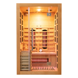 Sauna Room Manufacturer - 2-Person Canadian Hemlock Red Cedar