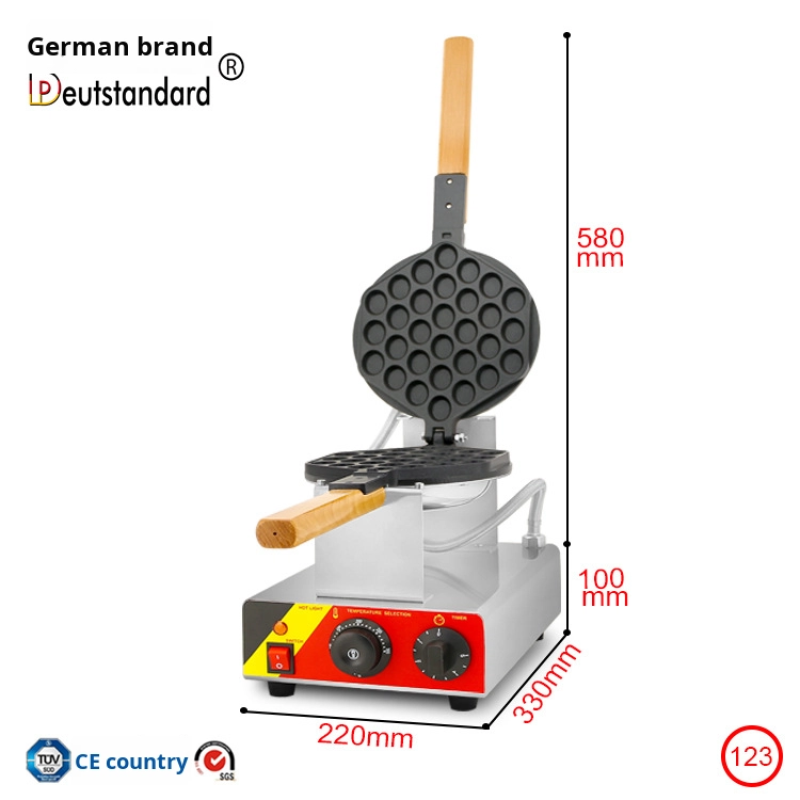 Egg Waffle Maker Manufacturer - Commercial Stall Franchise Desktop Electric