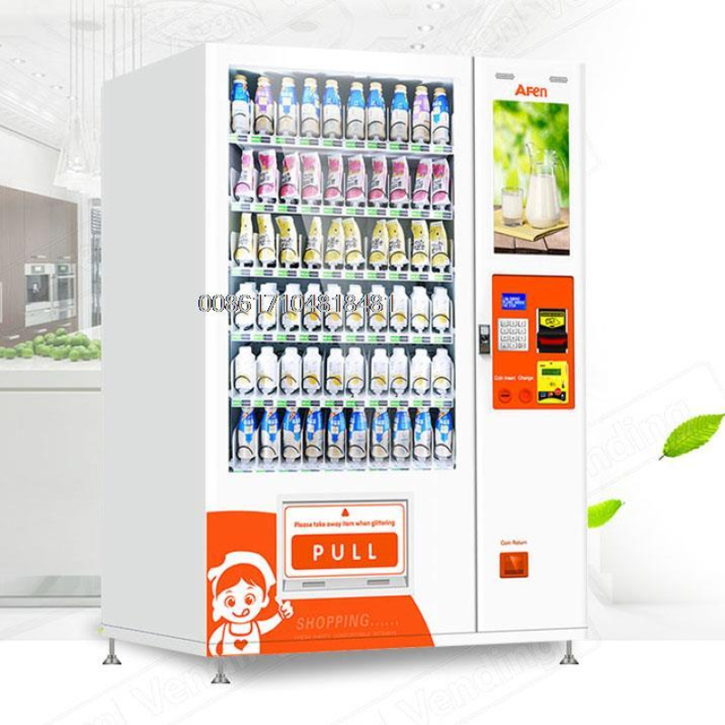 Automatic Vending Machine Manufacturer - Automatic Touch Screen Combo Milk