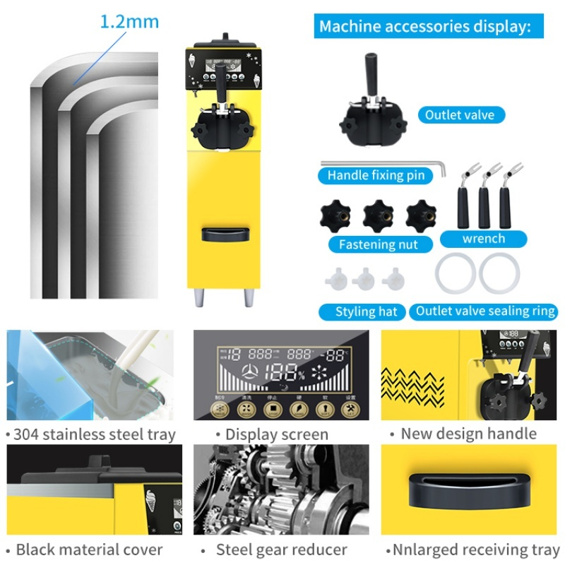 Mini Gelato Machine Factory - Mini Single Flavor Gelato Ice Cream