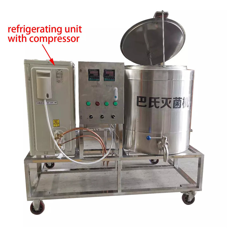 Milk Pasteurization Machine Supplier - 50L Small Milk Juice Pasteurization
