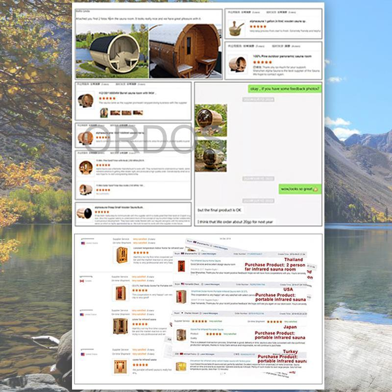 Barrel Sauna Room Supplier - High Quality Outdoor Traditional Barrel