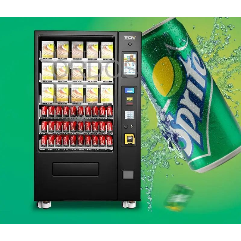 Combo Vending Machine Manufacturer - 10-Inch Popular Combo Foods Drinks