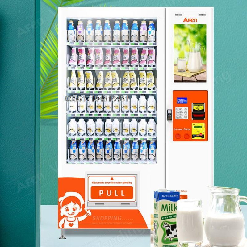Automatic Vending Machine Manufacturer - Automatic Touch Screen Combo Milk