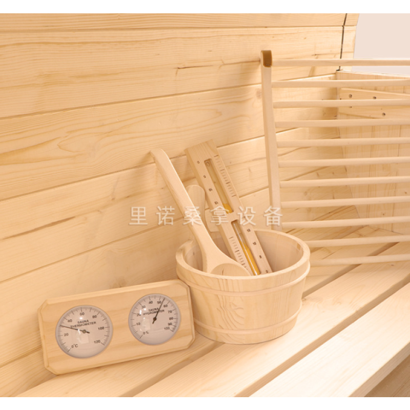 Outdoor Sauna Manufacturer - 4-Person Outdoor Wood Barrel Sauna