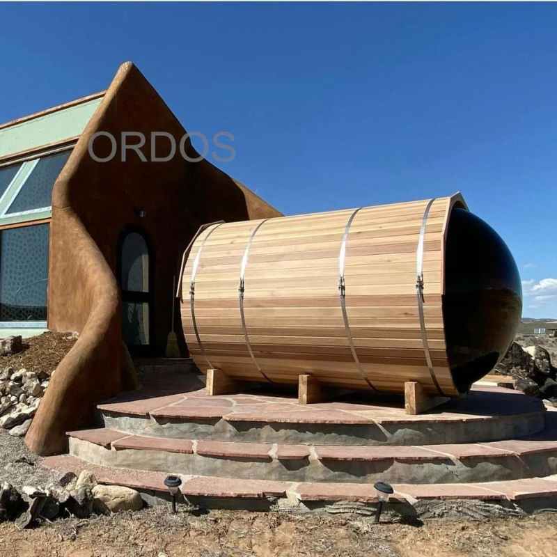 Barrel Sauna Supplier - New Traditional Canadian Red Cedar Outdoor