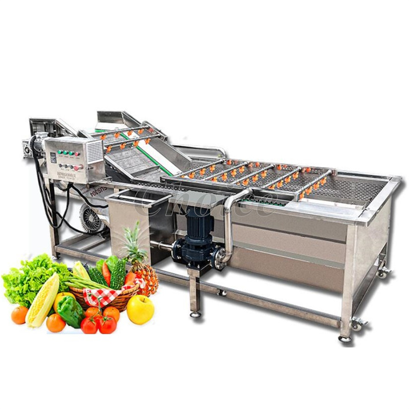 Fruit Washer Factory - Green Vegetable Fruit Washer Air Bubble