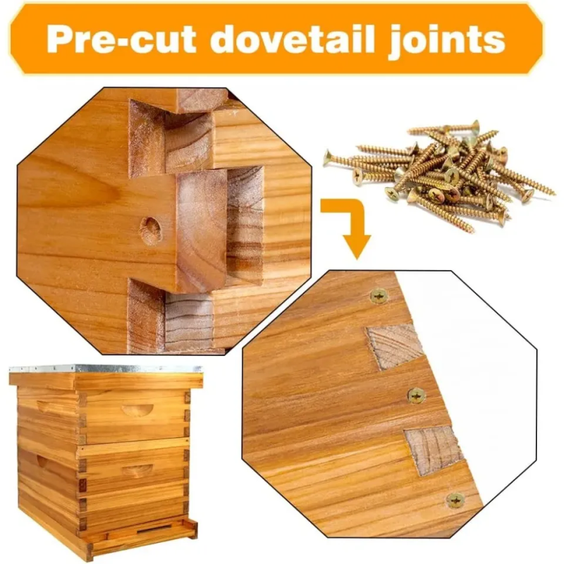 Beehive Kit Supplier - New Complete Langstroth Beehive Wood Kit