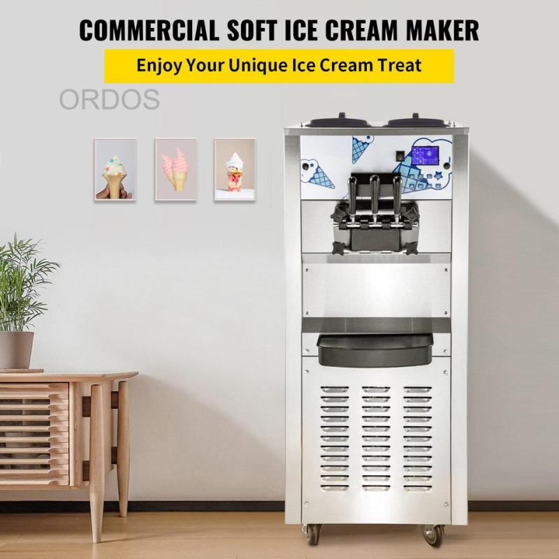 Ice Cream Machine Supplier - Commercial 2500W Automatic Soft Ice