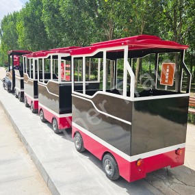 Amusement Park Manufacturer - Amusement Park Kids Fun Train Trackless