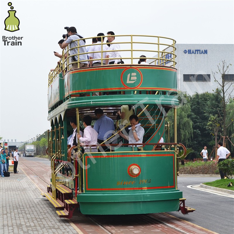 Double Deck Factory - Double Deck Tracked Trolley Electric Trackless