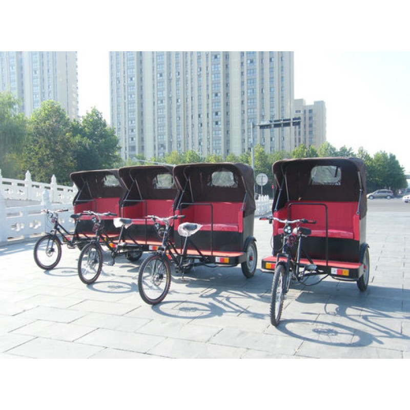 Rickshaw Cart Manufacturer - Human-Powered Two-Wheeled Street Show