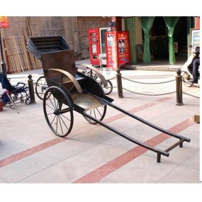 Rickshaw Cart Manufacturer - Human-Powered Two-Wheeled Street Show