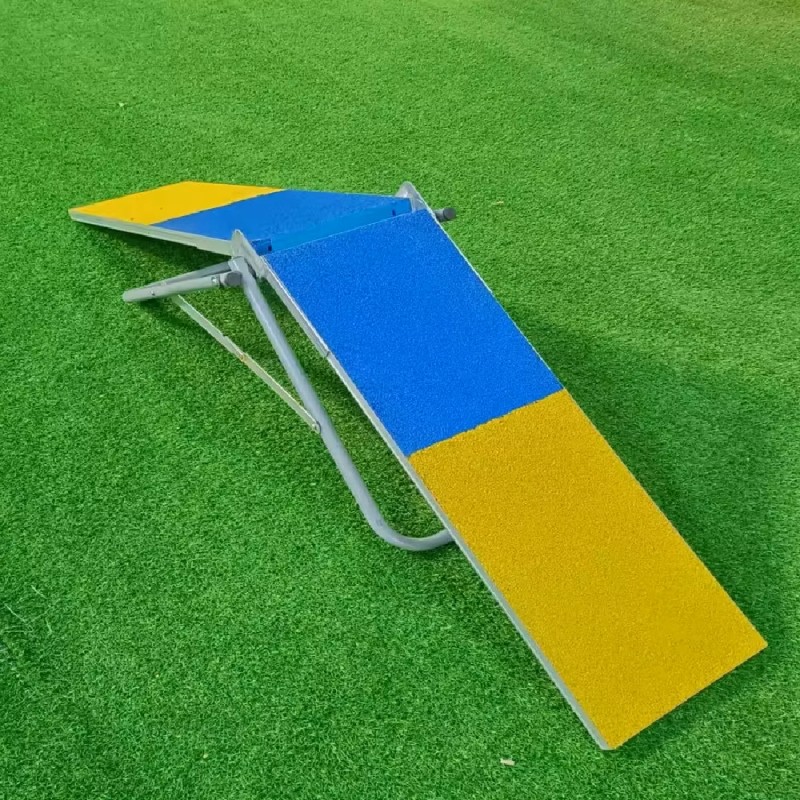 Dog Agility Seesaw Supplier - FCI 2-in-1 Folded Aluminum Teeter