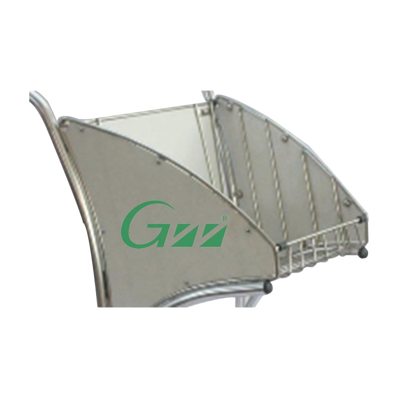 Airport Shopping Trolley Manufacturer - Four-Wheel Stainless Brake Design