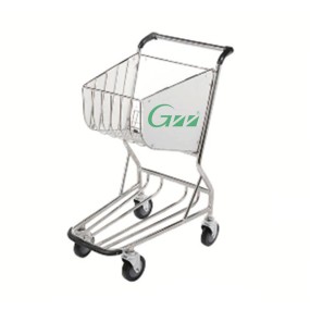 Airport Trolley Factory - Stainless Steel 4 Wheel Brake Luggage Cart