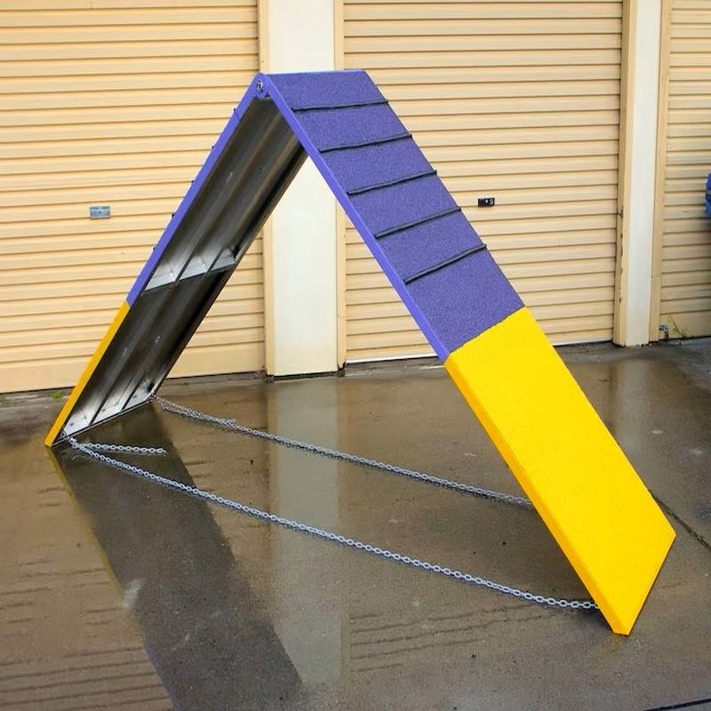 Dog Agility Ramp Manufacturer - 9FT Outdoor A-FRAME Training