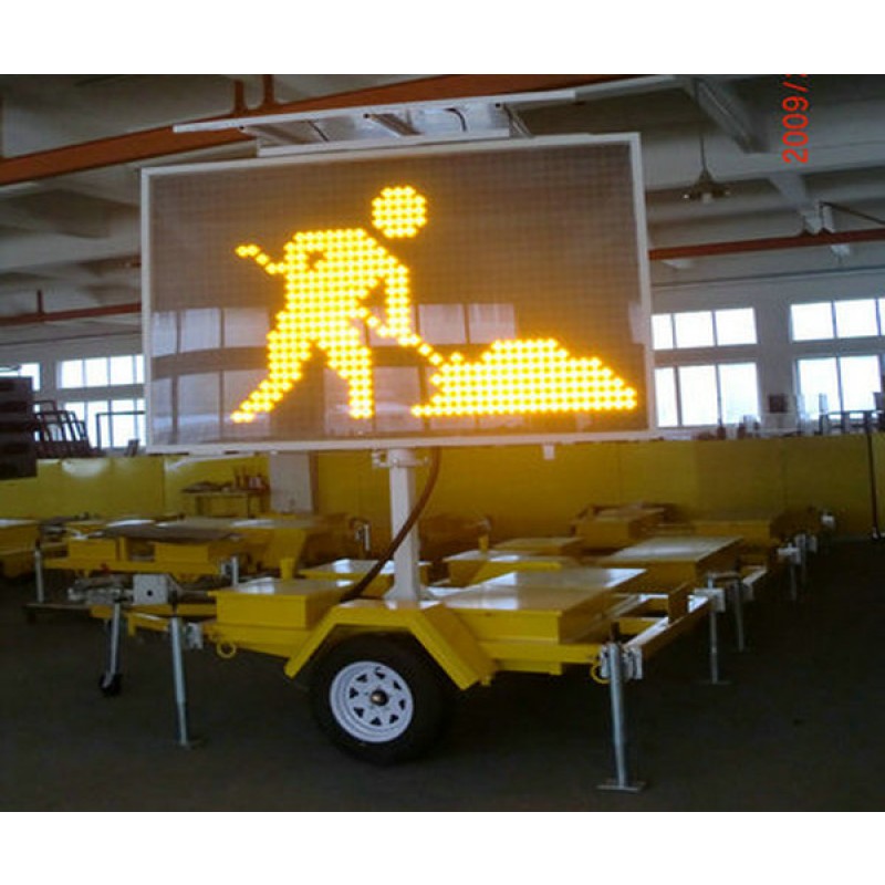 VMS Trailer Factory - LED Sign 400 Amber Color Display
