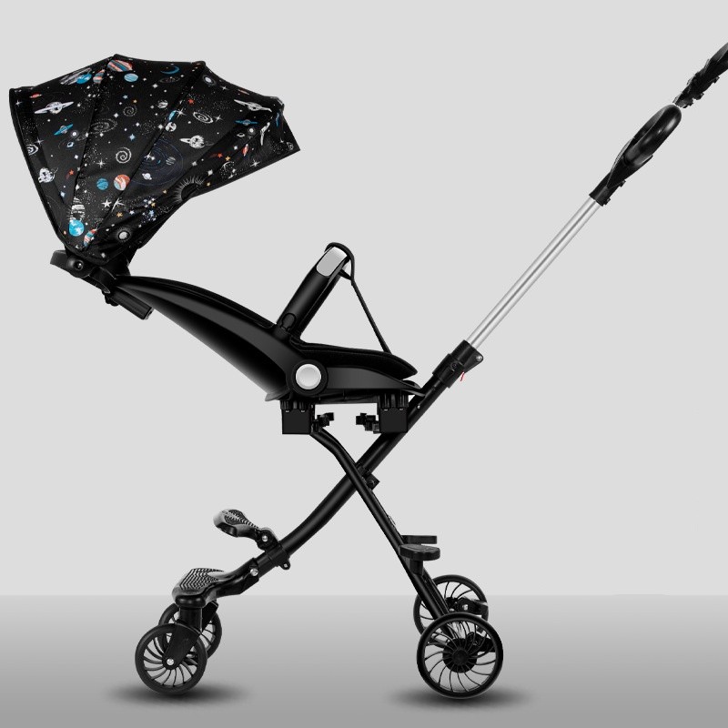 Milk White Stroller Manufacturer - Factory Milk White Canopy Folding