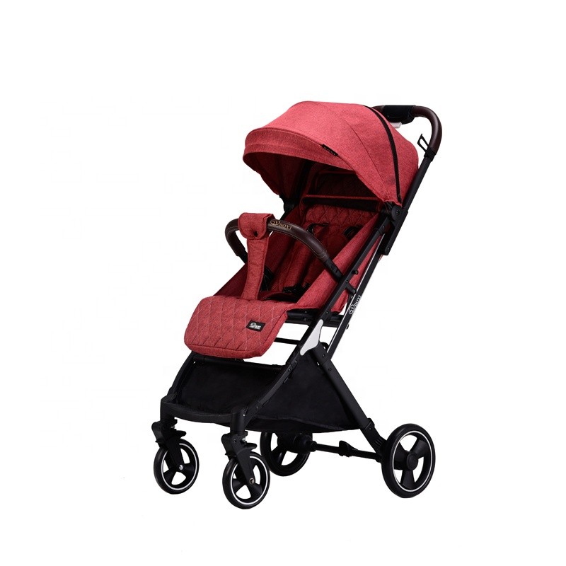 Large Wheel Stroller Supplier - Large Wheel One Hand Auto Folding