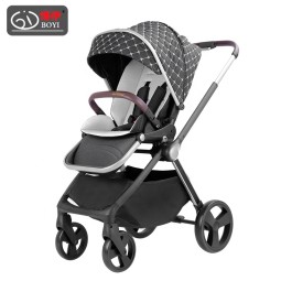 Deluxe Stroller Supplier - Popular Deluxe Aluminum 3-in-1 Reversible