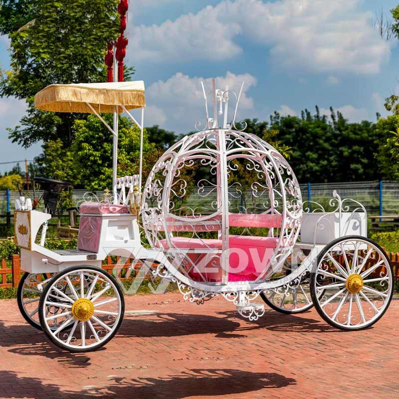 Pumpkin Carriage Factory - Iron Hollow Decorable Design