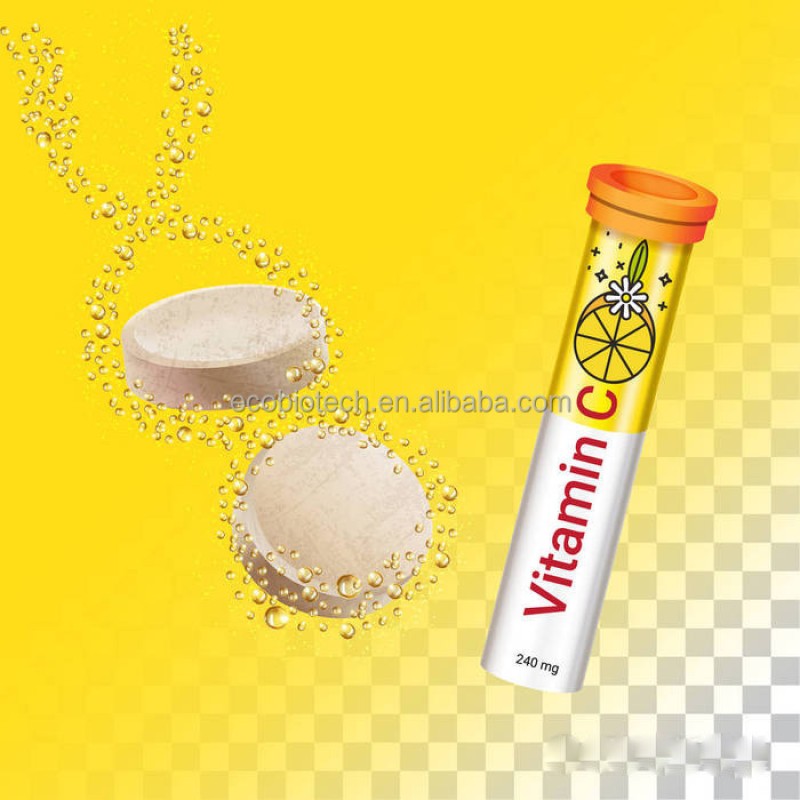 Ausreson Multivitamin Effervescent Tablet 4g Vitamin C Immune Organic Orange Multivitamin Effervescent Tablets