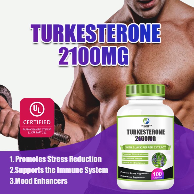 Ausreson Turkestanica Extract Supplement OEM Pure 10% 2% 500mg Turkesterone Capsules