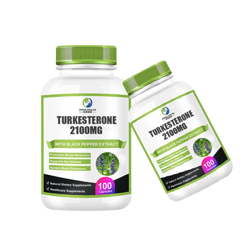 Ausreson Turkestanica Extract Supplement OEM Pure 10% 2% 500mg Turkesterone Capsules