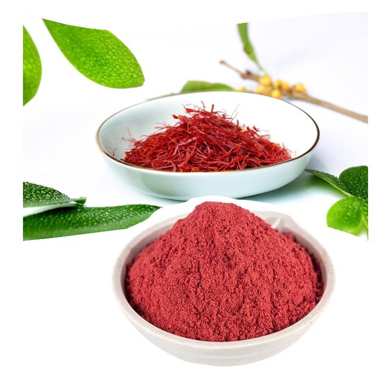Ausreson Saffron Extract Powder Organic Saffron Supplement 0.4% 3% 10:1 Saffron Extract