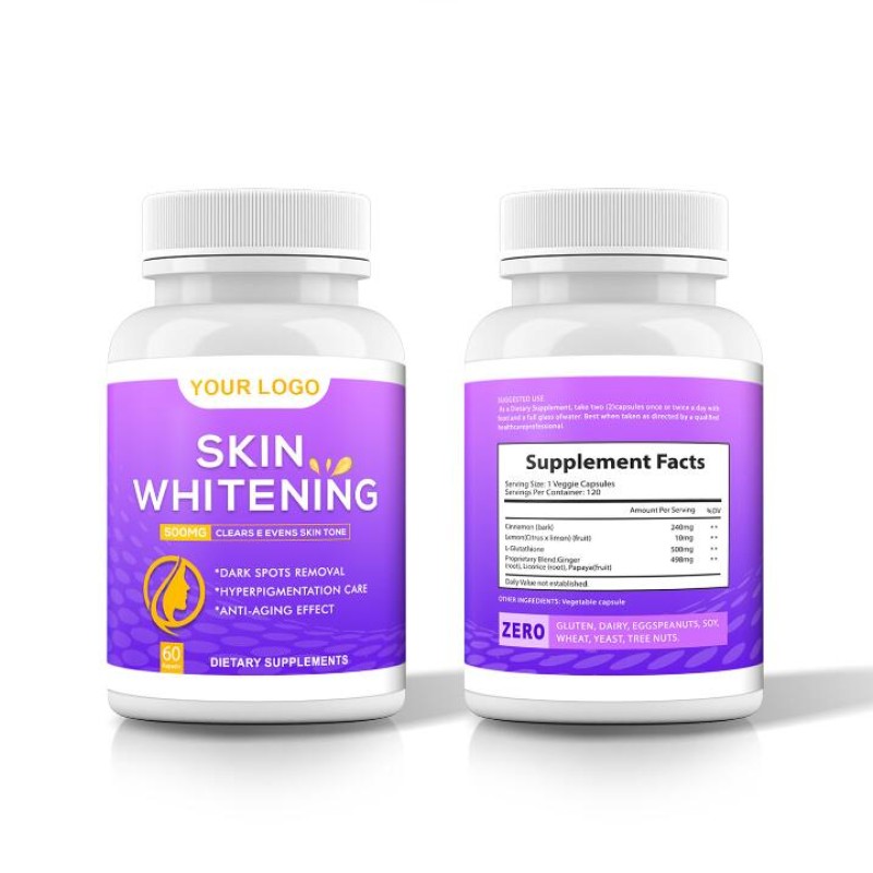 Ausreson Collagen Skin Whitening Capsules Supplement Products L-glutathione Vitamin C Skin Whitening Capsules