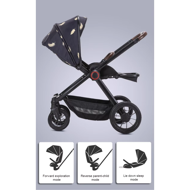 Four Wheel Stroller Supplier - High View Lightweight Baby Stroller Four