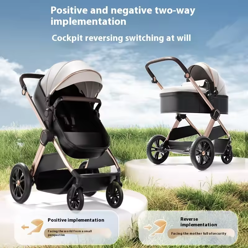 Baby Pram Manufacturer - New Arrival Luxury Aluminum Baby Pram