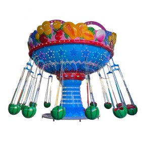 Swing Carousel Factory - Carnival Attraction 16 Seats Flying Chair