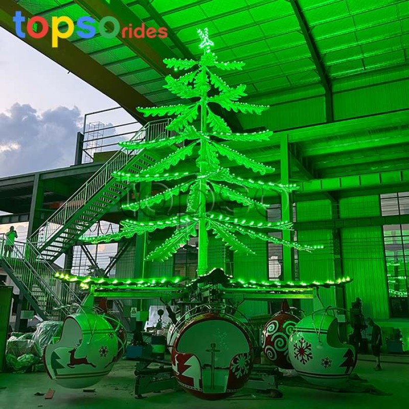 Fiberglass Ride Factory - Portable Self-Control Fiberglass Christmas
