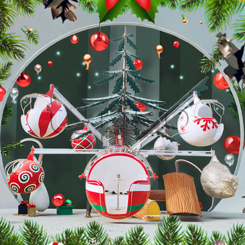Kiddie Ride Manufacturer - Christmas Outdoor Ride Amusement Equipment