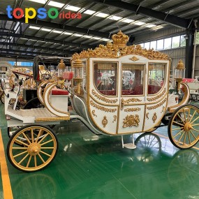 Golden Carriage Factory - Golden Cinderella Horse Drawn Carriage