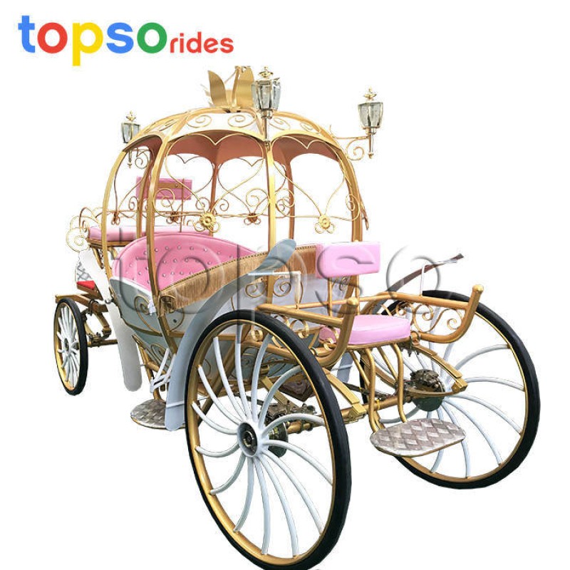 Golden Carriage Factory - Golden Cinderella Horse Drawn Carriage