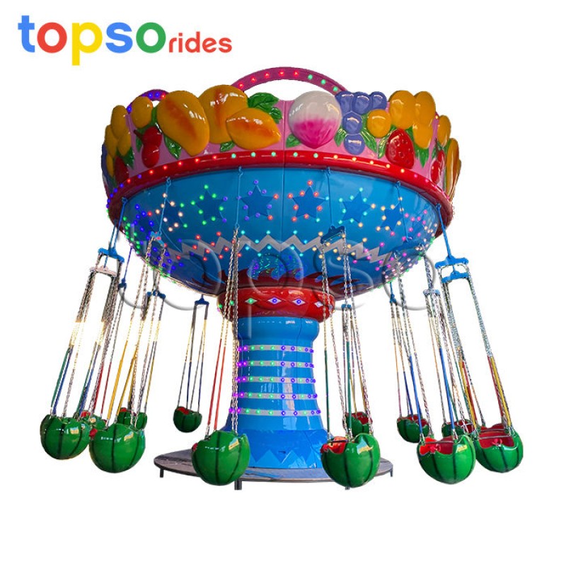 Swing Carousel Factory - Carnival Attraction 16 Seats Flying Chair