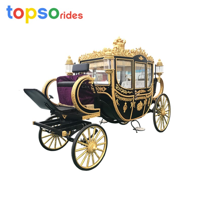 Golden Carriage Factory - Golden Cinderella Horse Drawn Carriage